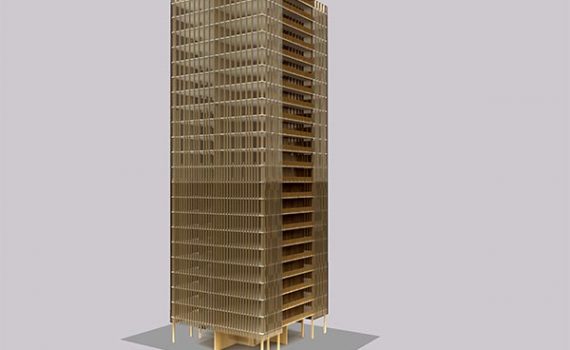 Arquiteto canadense propõe prédios feitos com madeira