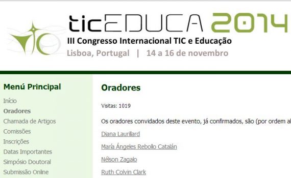III Congresso Internacional TIC e Educação – ticEDUCA2014