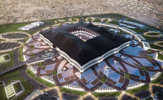 Apresentam o segundo estádio a ser construído para Catar 2022
