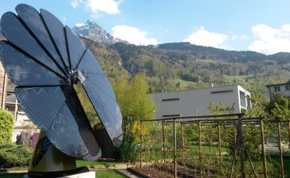 Smartflower: um gerador de energia solar residencial