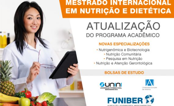 FUNIBER renova o Mestrado Internacional em Nutrição e Dietética