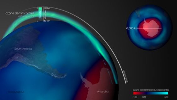 Buraco na camada de ozônio da Antártida é maior que a América do Norte