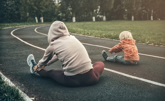 Quando filhos e pais treinam juntos, a organização familiar é fundamental