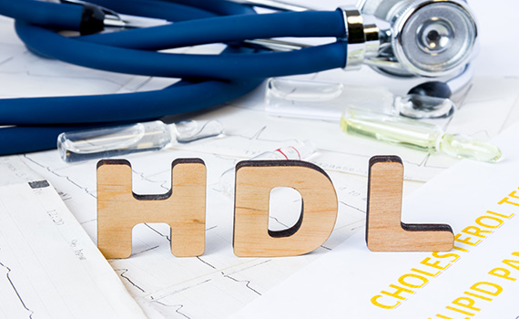 Num exame médico é a abreviatura de colesterol bom (HDL). 