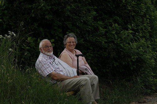 pareja ancianos