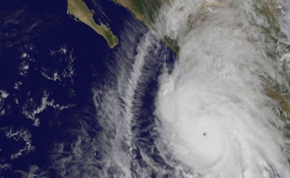 El huracán más fuerte del Pacífico pasó por México