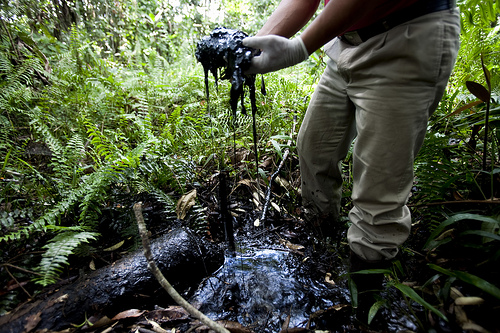 Ingeniero ecuatoriano inventa una alternativa para limpiar derrames de petróleo
