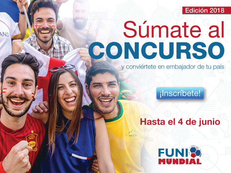 FUNIMUNDIAL 2018: FUNIBER promueve concurso de la Copa del Mundo