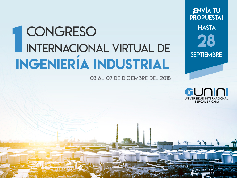 Abierta la convocatoria para participar en el I Congreso Virtual de Ingeniería Industrial