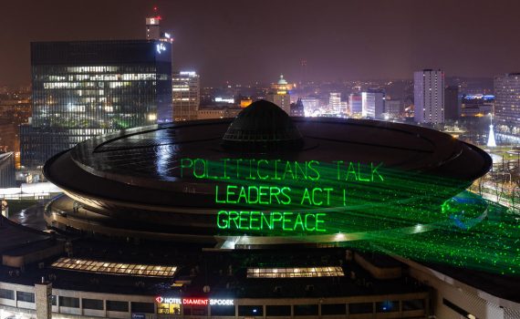 COP24: Greenpeace pide menos negociación y más acción