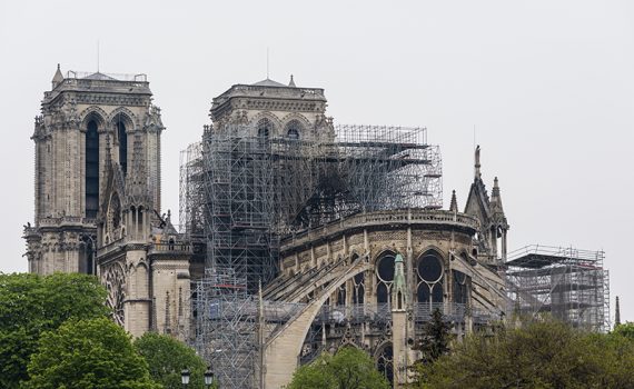 Avances en la reconstrucción de Notre-Dame, en Francia