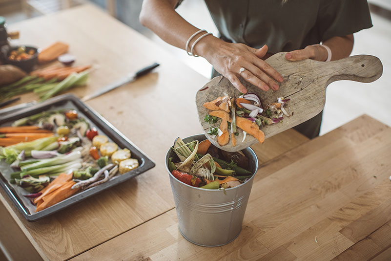 making-compost-from-vegetable-leftovers