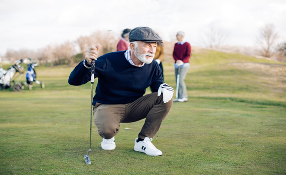El golf y los adultos mayores